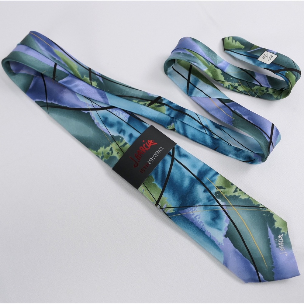 J. Garcia Blue Mountain 15th Anniversary Silk Tie Limited Edition‎ #'d /300 NEW!